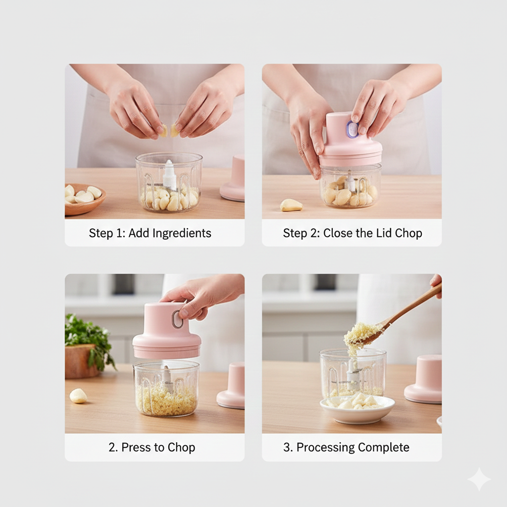 Wireless Electric Food Chopper